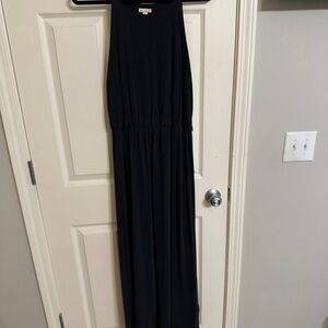 GAP Black Sleeveless Maxi Dress